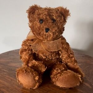 Vintage 2004 Hawthorne beanie babies baby fluffy brown teddy bear